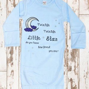 New! Twinkle Twinkle Pajama Gown